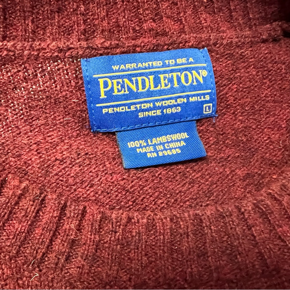 Pendleton Chief Joseph 100% Lambswool Graphic Pri… - image 8